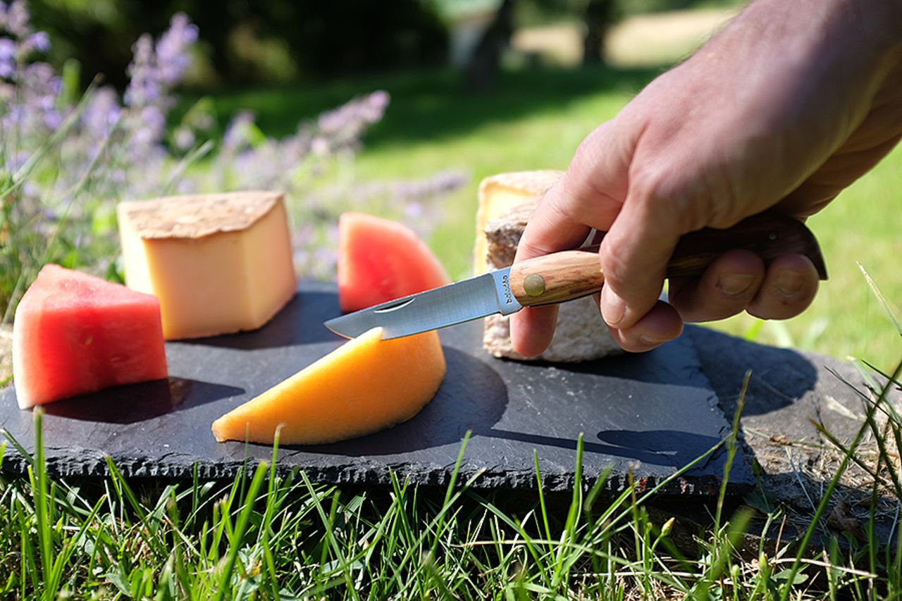 Traditional pocket knife 'Terroir', acacia tree wood handle Knives