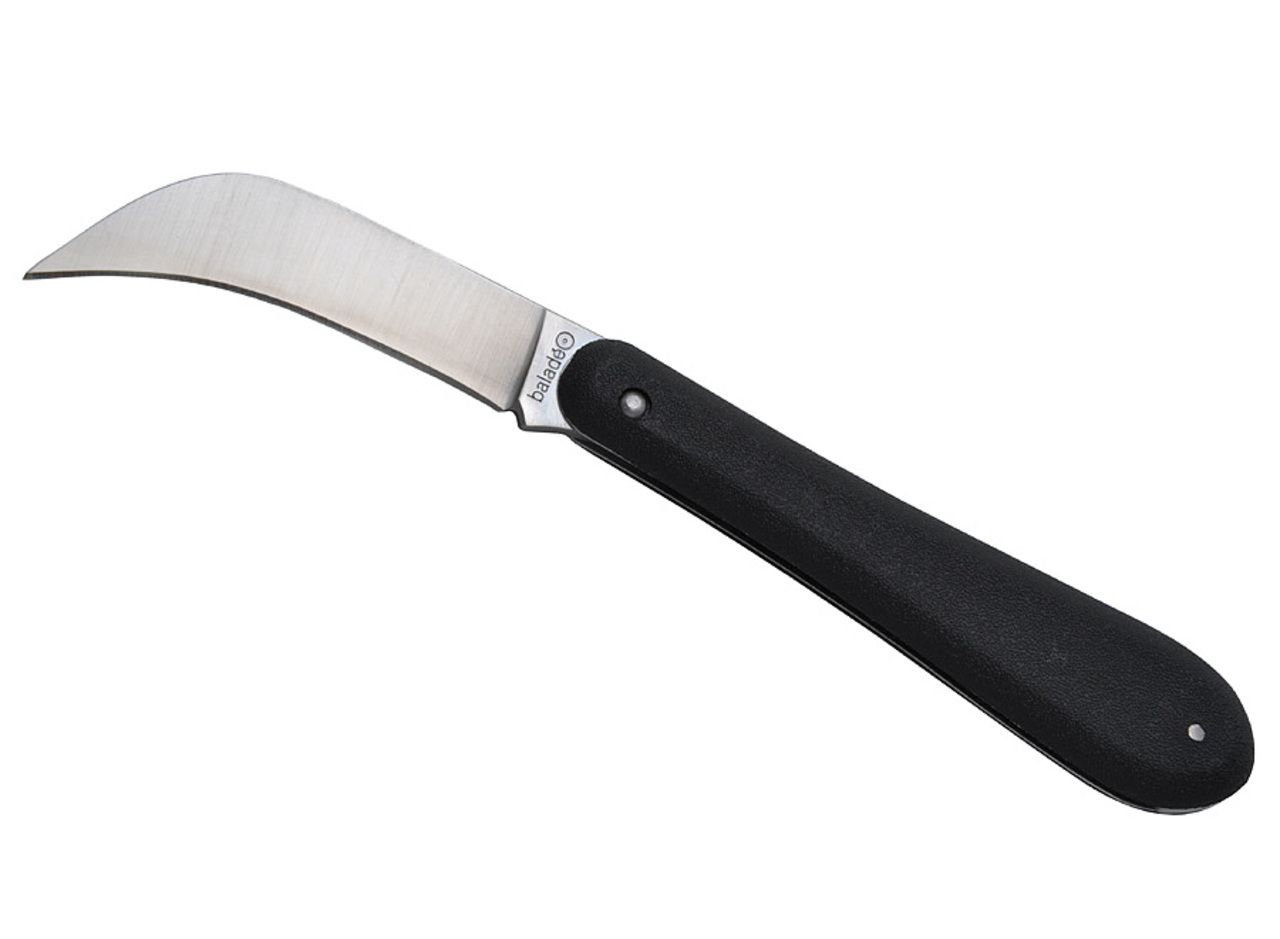 Winzermesser 9 cm, griff ABS schwarz Spezialmesser Taschenbesteck