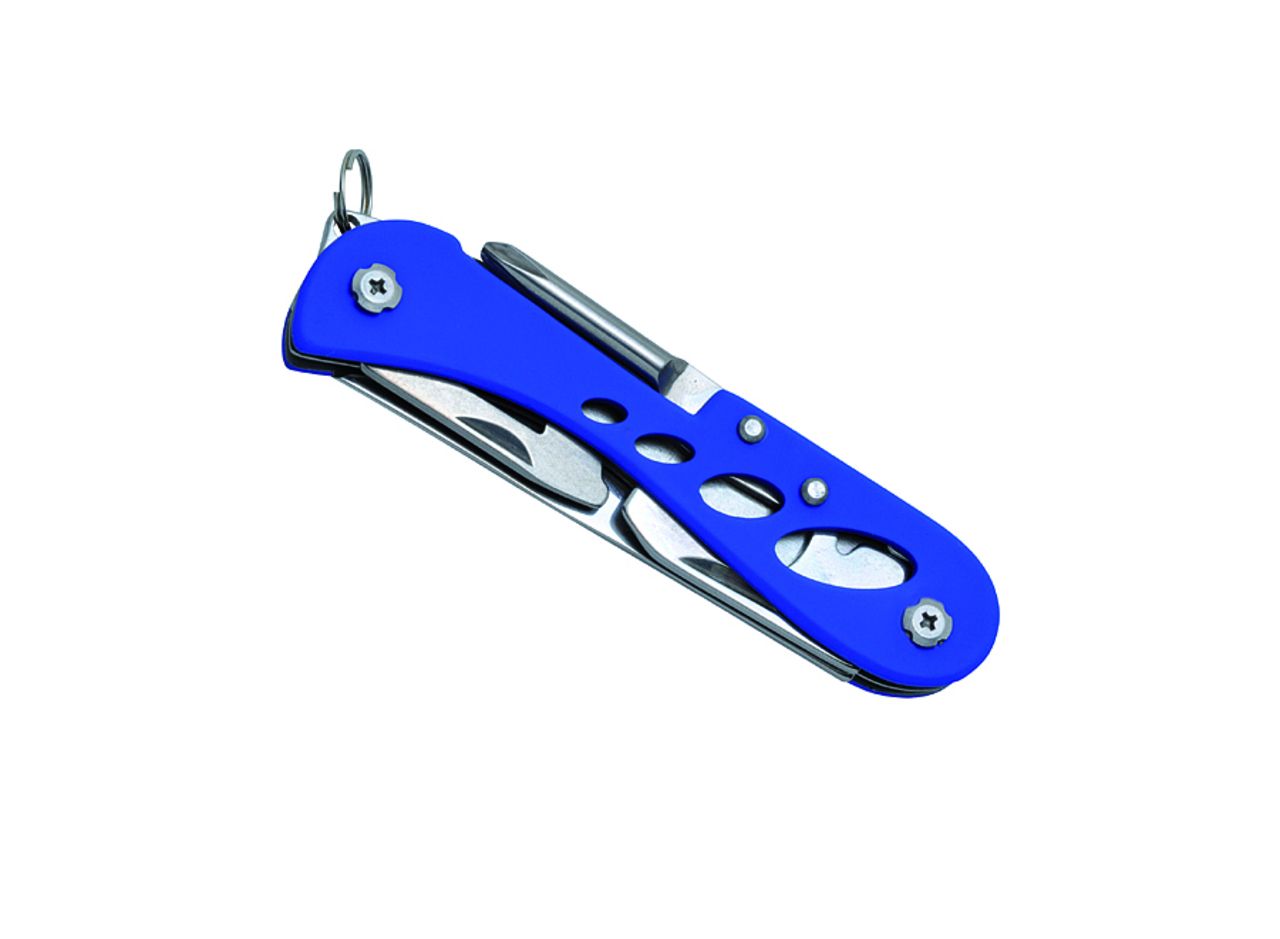 Multifunction knife 'Barrow', 7 functions, blue Knives Multitools