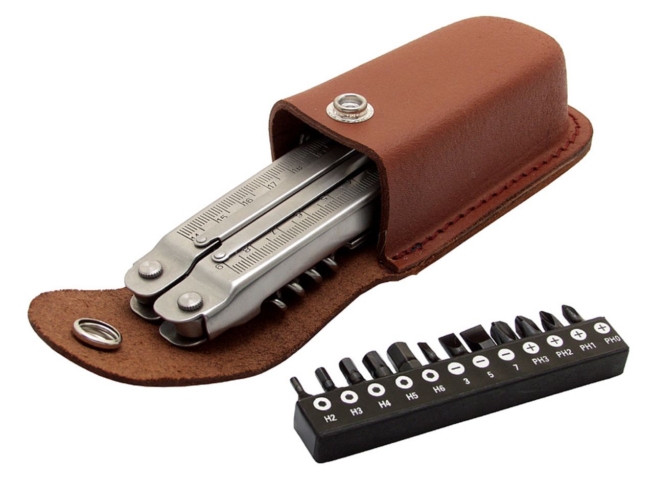 Multitool 'Adventure', 22 functions, (with leather sheath